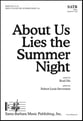 About Us Lies the Summer Night SATB choral sheet music cover